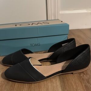 Toms Black Flats